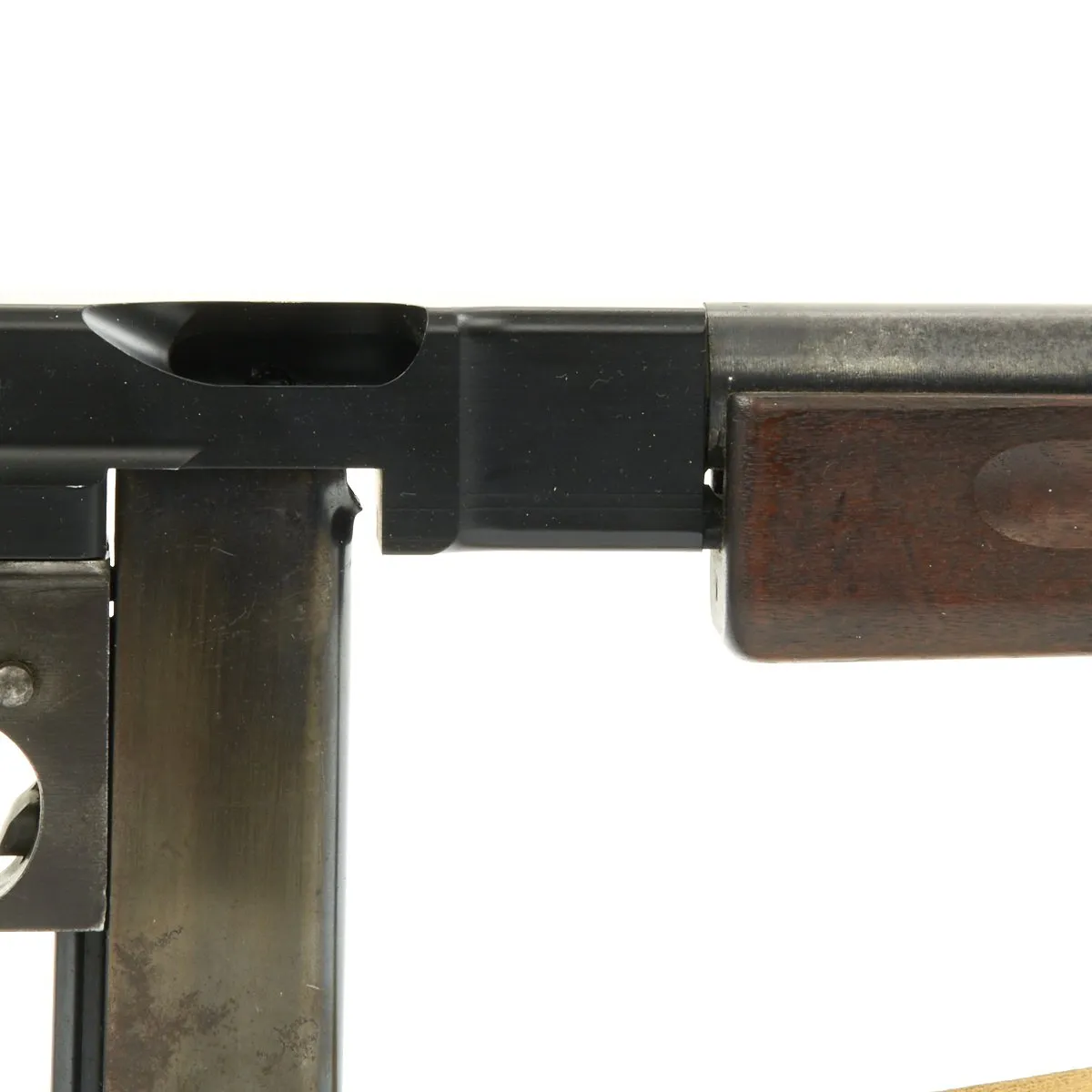 Original U.S. WWII Thompson M1A1 Display Submachine Gun with Original Sling and Accessories