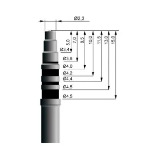 Osteotome 230 Straight Single Pack for Magnetic Mallet