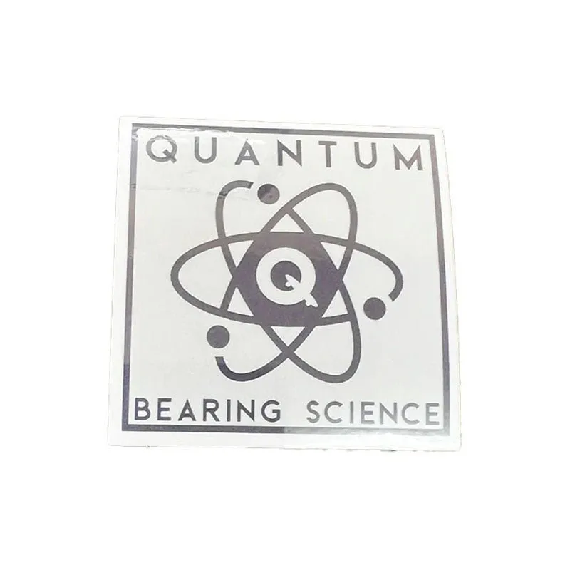 Quantum Bearing Science 2" Silver Sticker