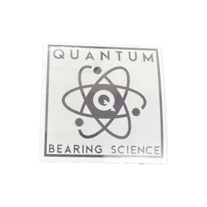 Quantum Bearing Science 2" Silver Sticker