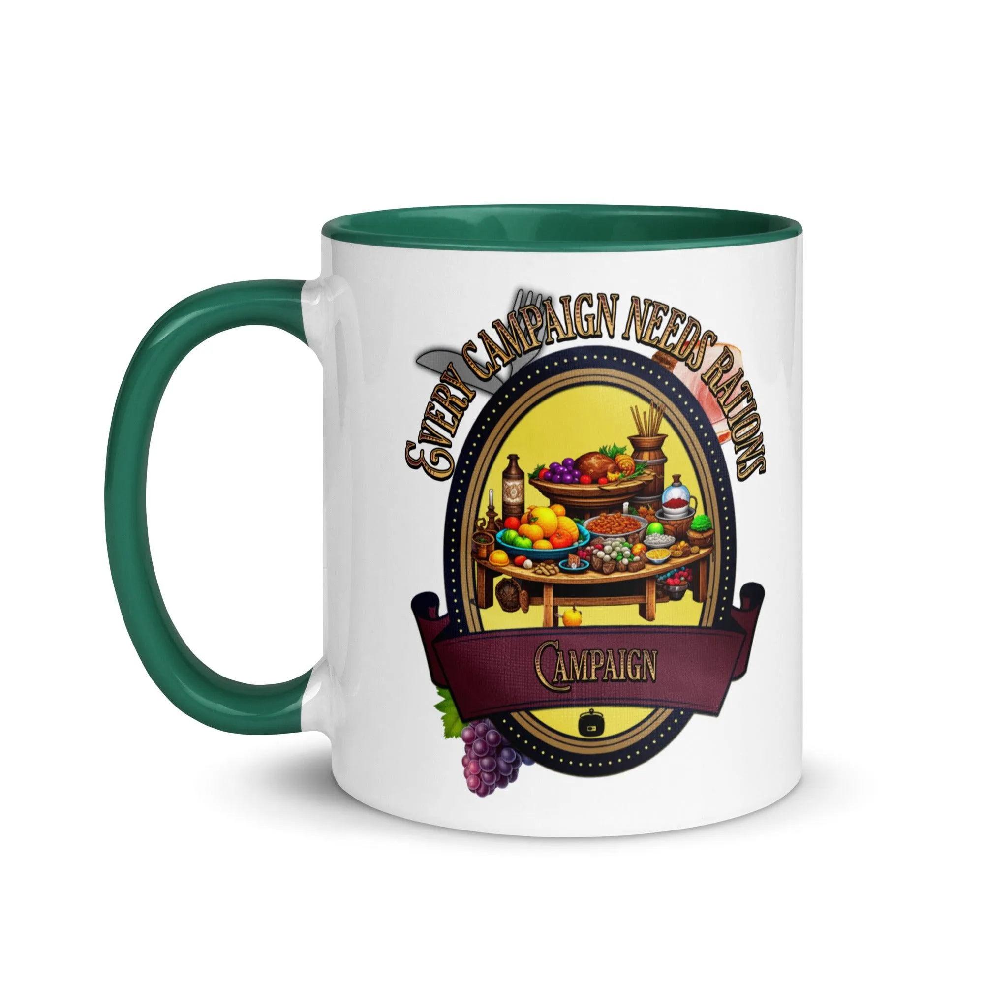 "Every Campaign Needs Rations" Ration Two-Toned Color Mug