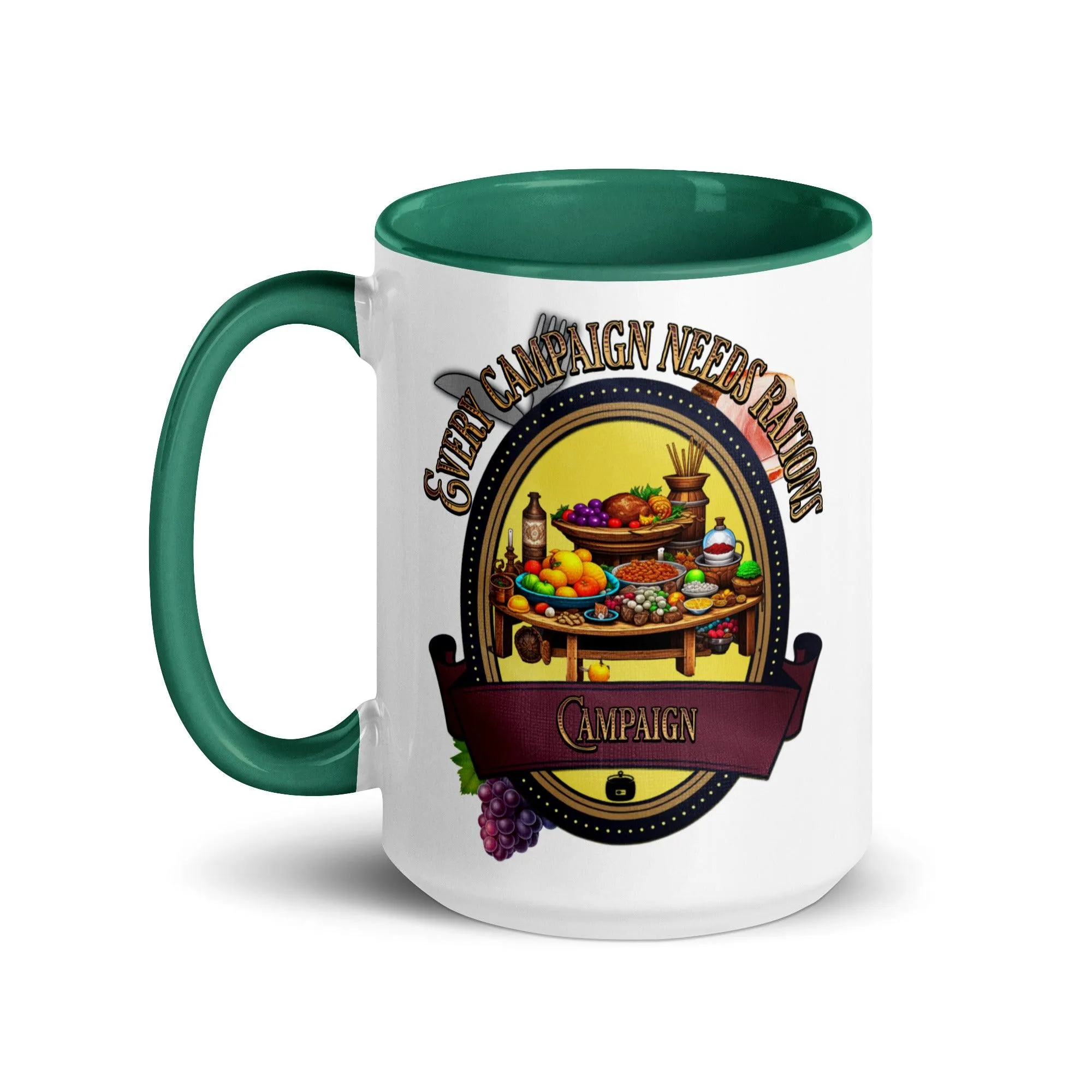 "Every Campaign Needs Rations" Ration Two-Toned Color Mug