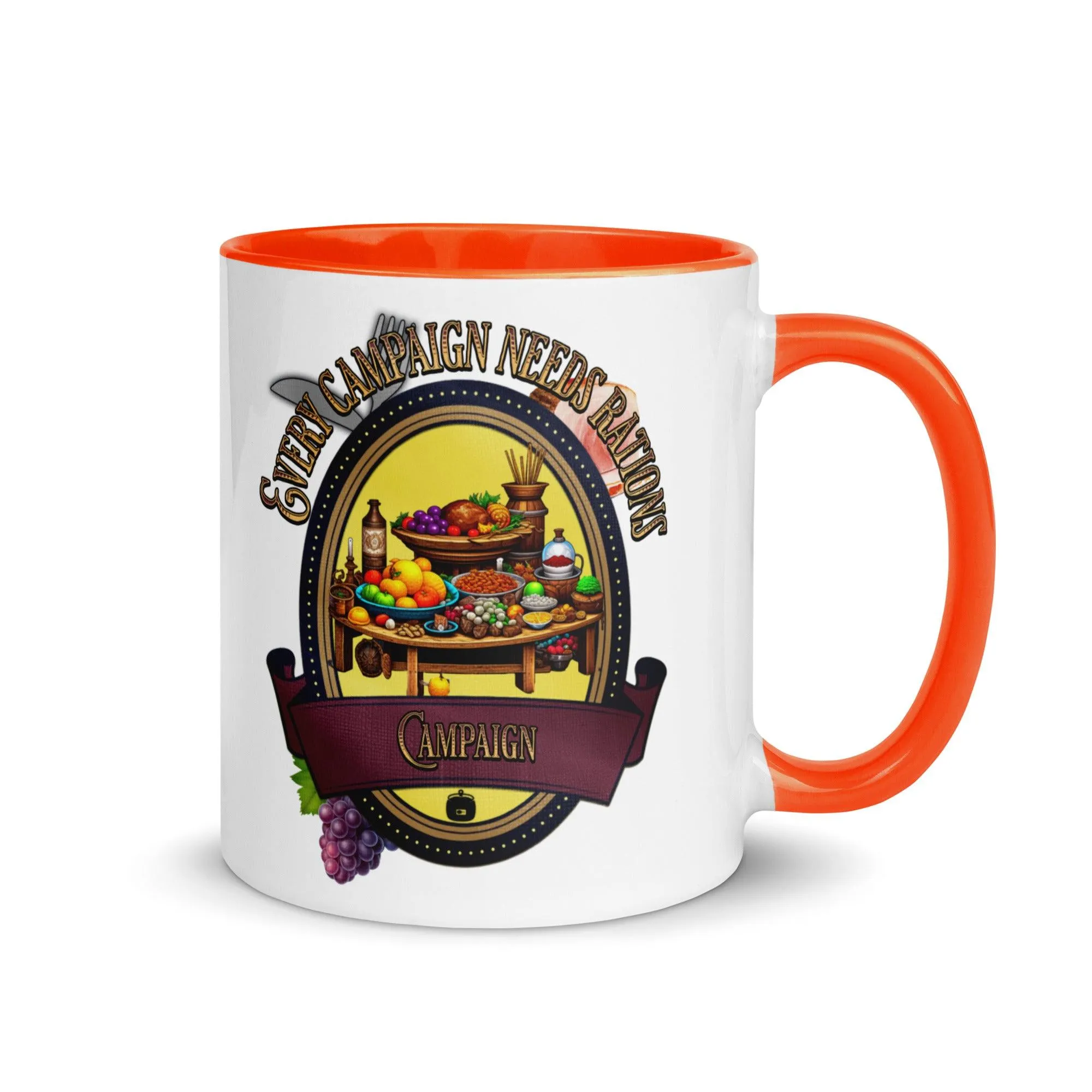 "Every Campaign Needs Rations" Ration Two-Toned Color Mug