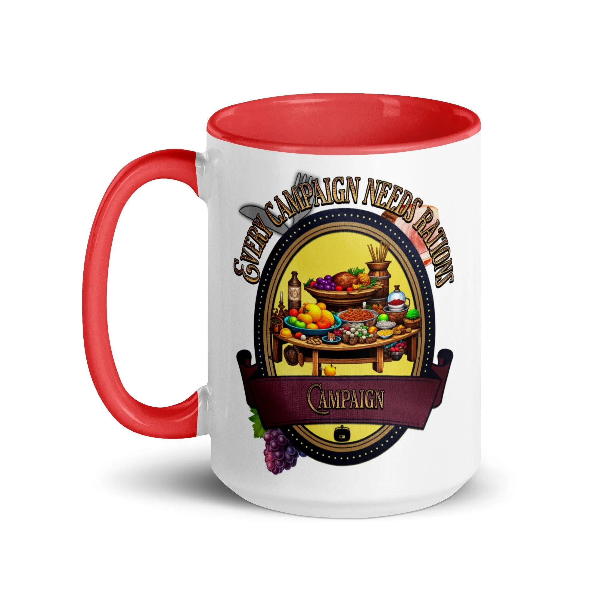 "Every Campaign Needs Rations" Ration Two-Toned Color Mug