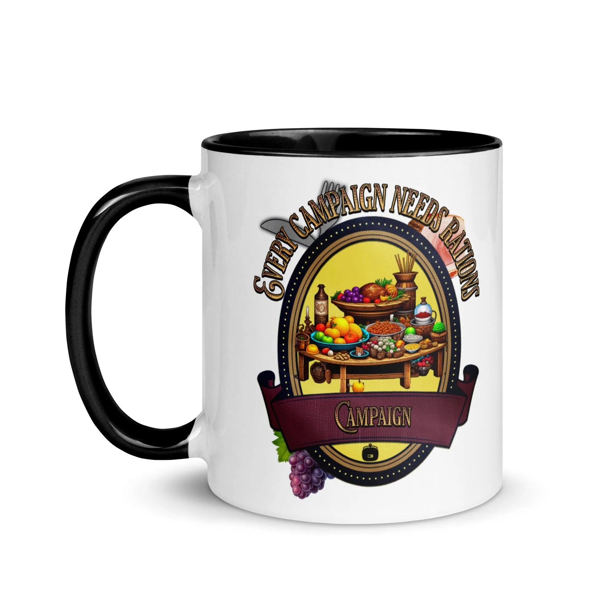 "Every Campaign Needs Rations" Ration Two-Toned Color Mug