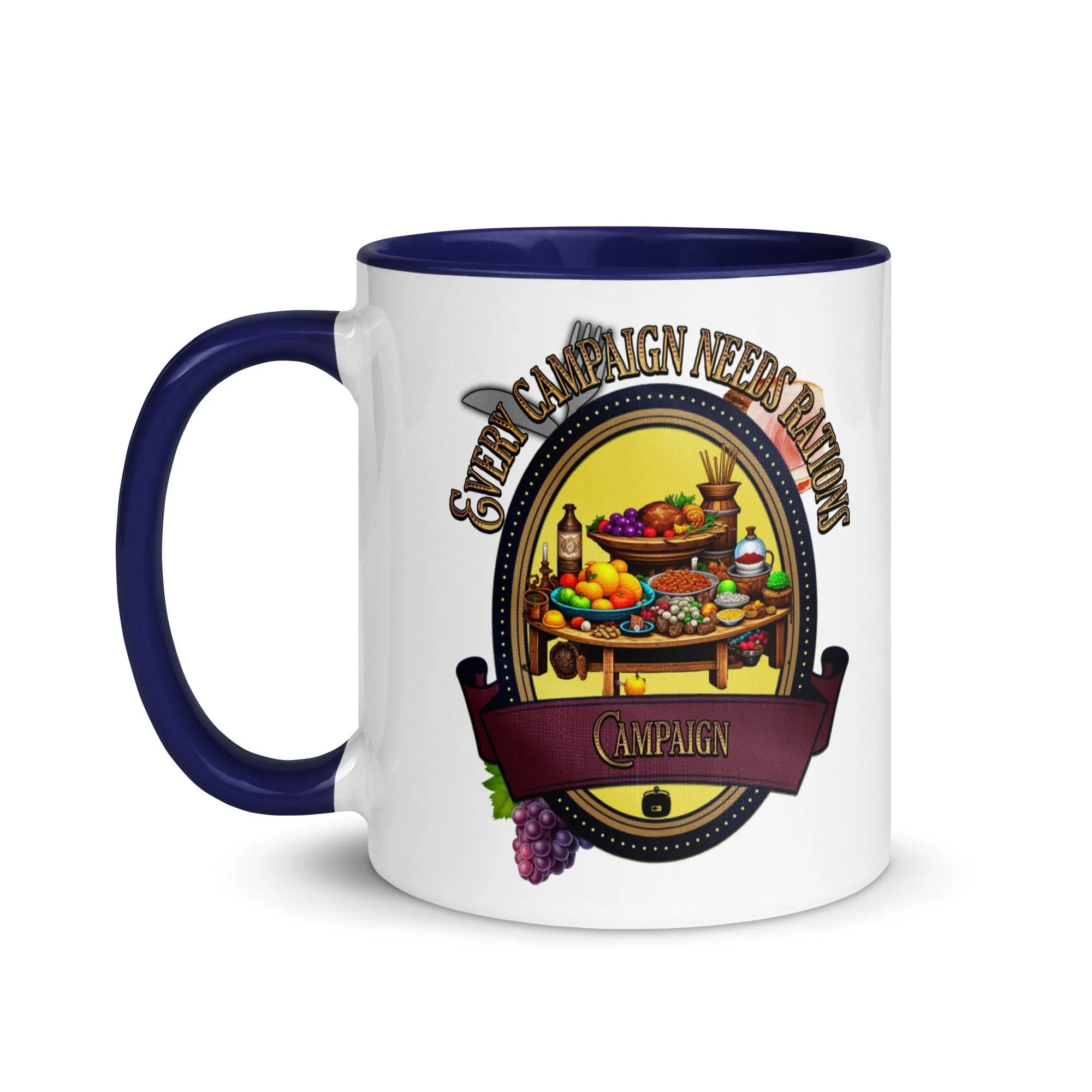 "Every Campaign Needs Rations" Ration Two-Toned Color Mug