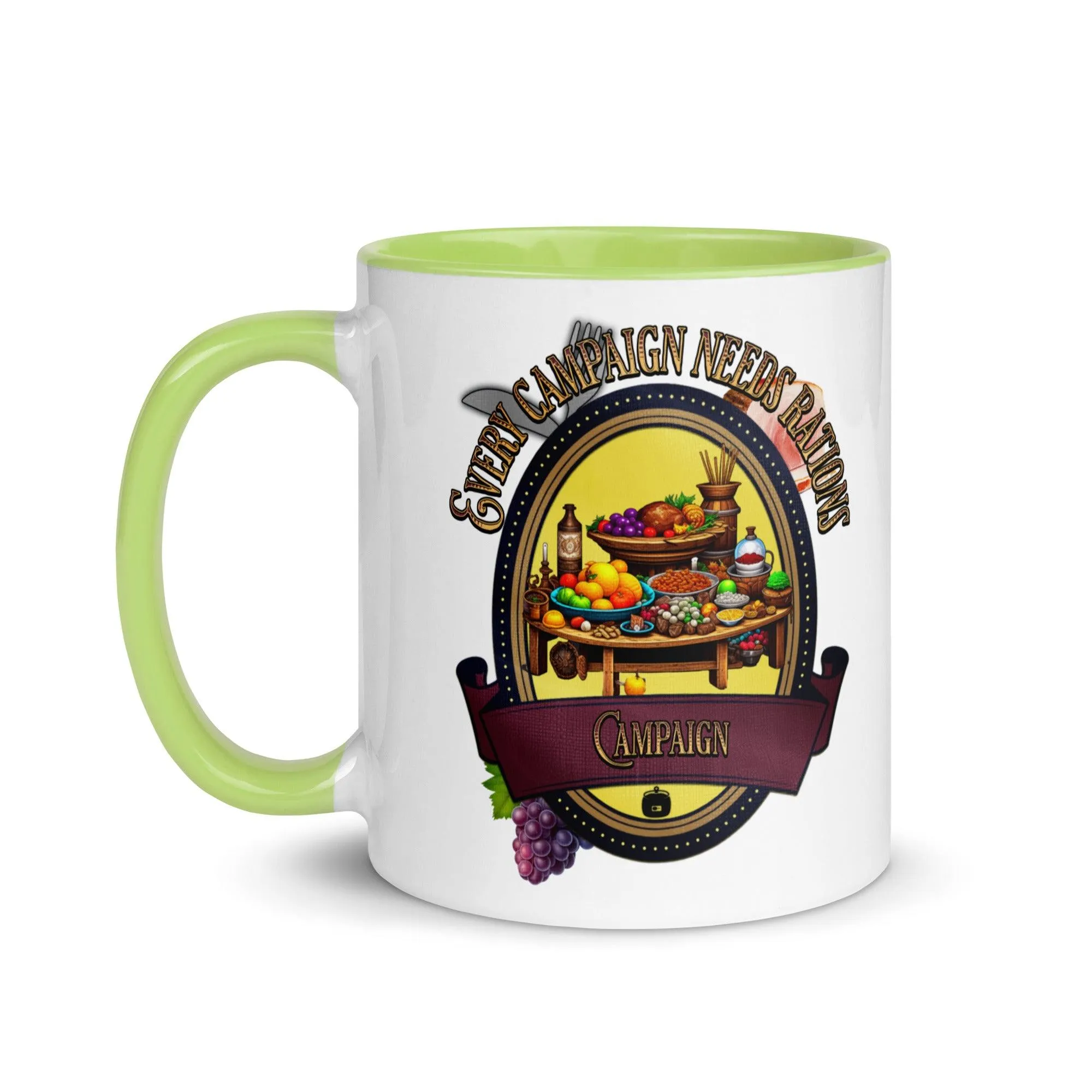 "Every Campaign Needs Rations" Ration Two-Toned Color Mug