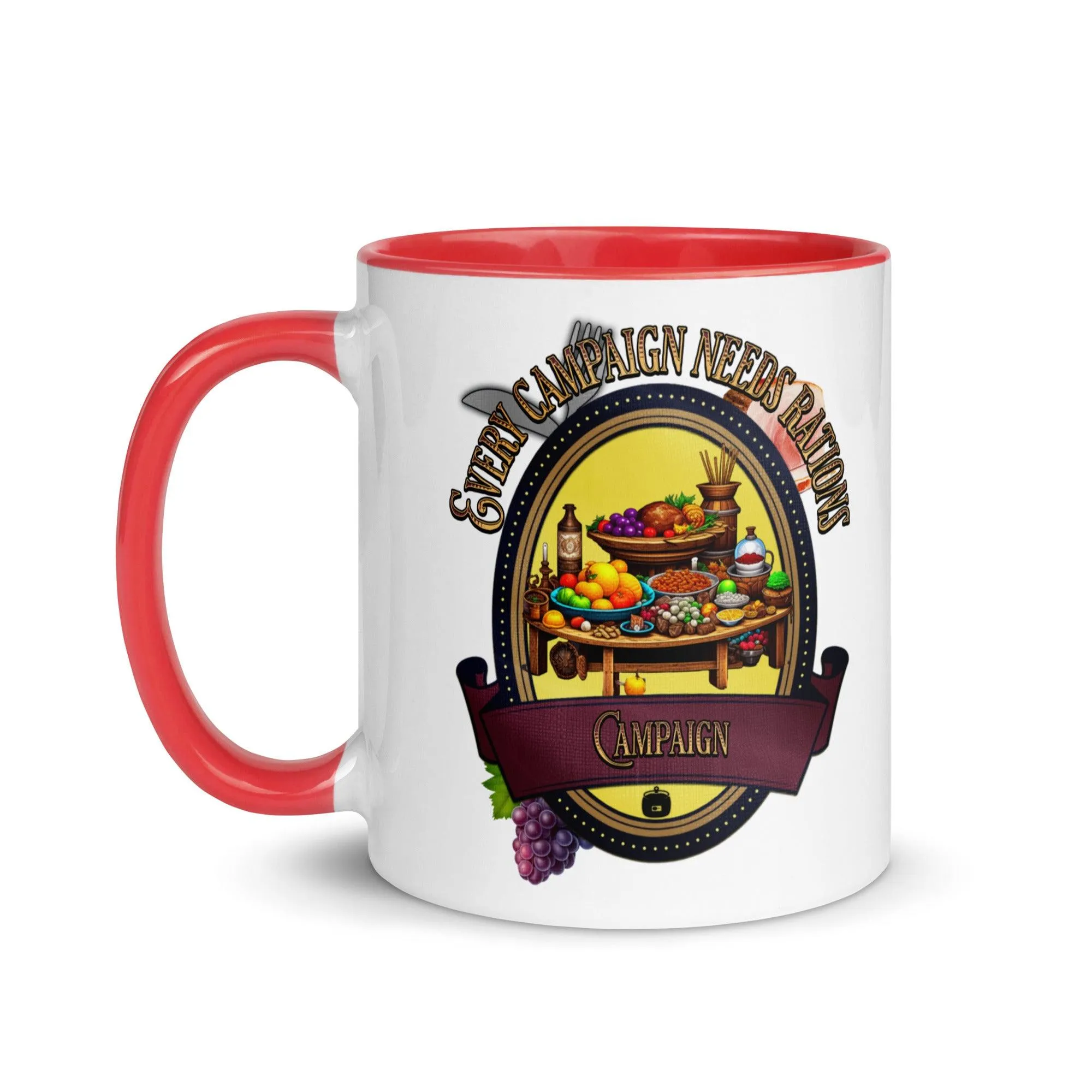 "Every Campaign Needs Rations" Ration Two-Toned Color Mug