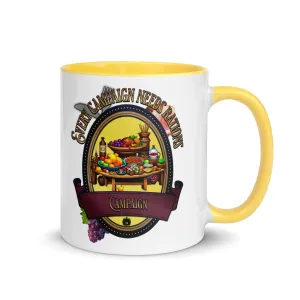 "Every Campaign Needs Rations" Ration Two-Toned Color Mug