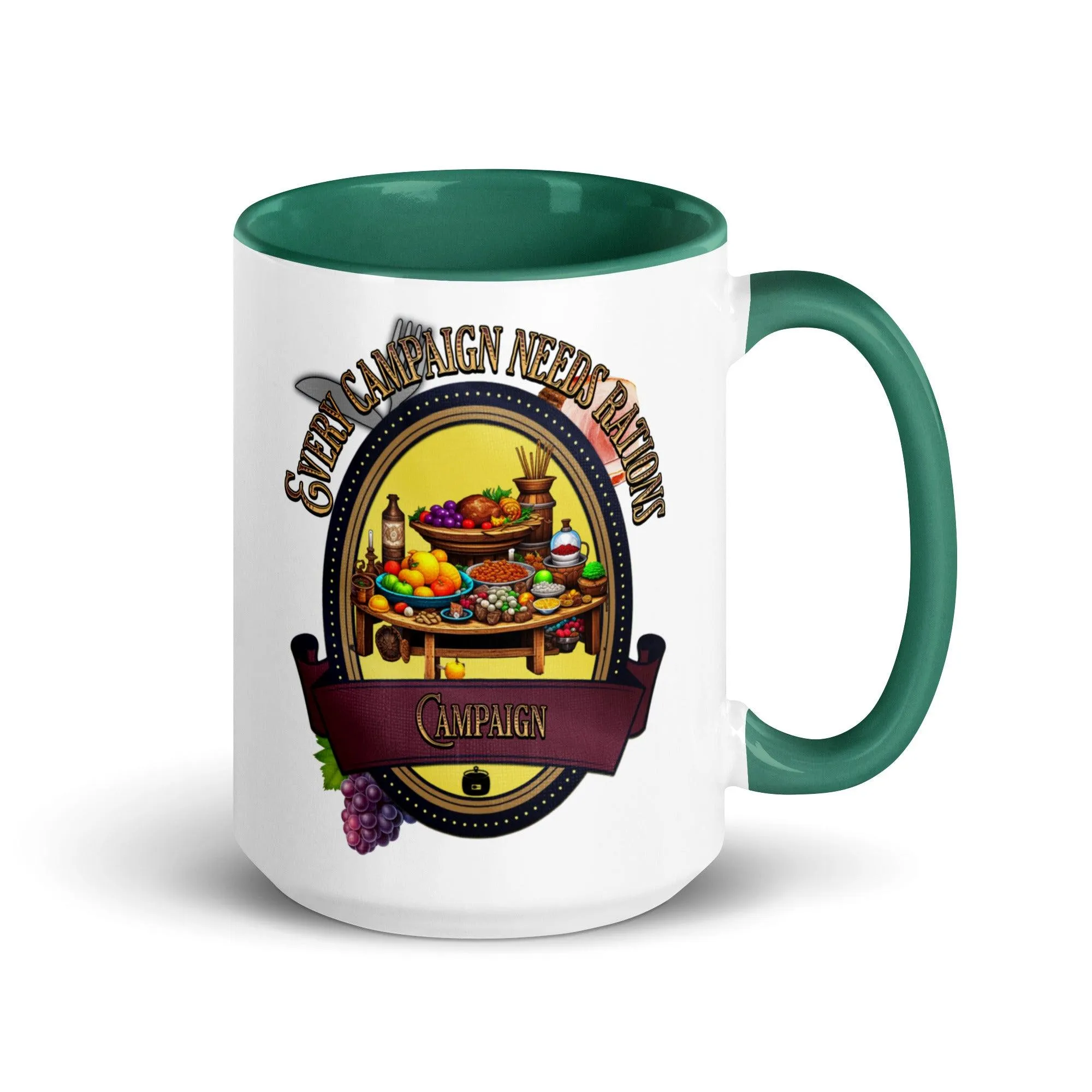 "Every Campaign Needs Rations" Ration Two-Toned Color Mug