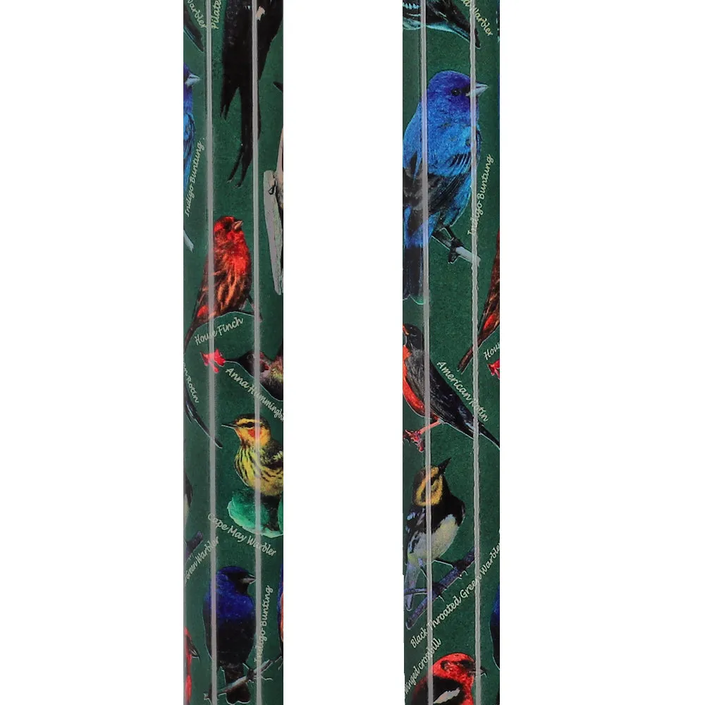 Scratch and Dent American Songbird Designer Adjustable Derby Walking Cane with Engraved Collar V1726