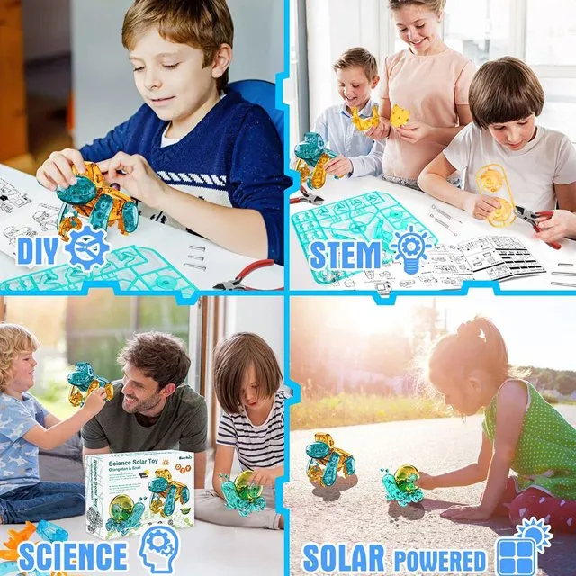 Solar Power Building Kit DIY Toys - Gorilla