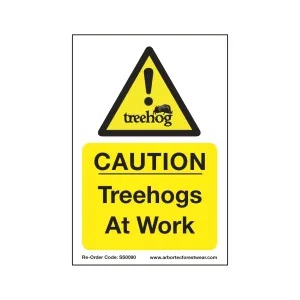 SS0090 Corex Safety Sign - Caution Treehogs At Work