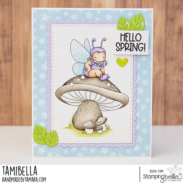 Stamping Bella Cling Stamps Tiny Townie Wonderland Caterpillar