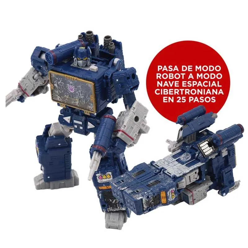 Transformers Toys Generations War for Cybertron Voyager WFC-S25 Soundwave Action Figure - Siege Chapter