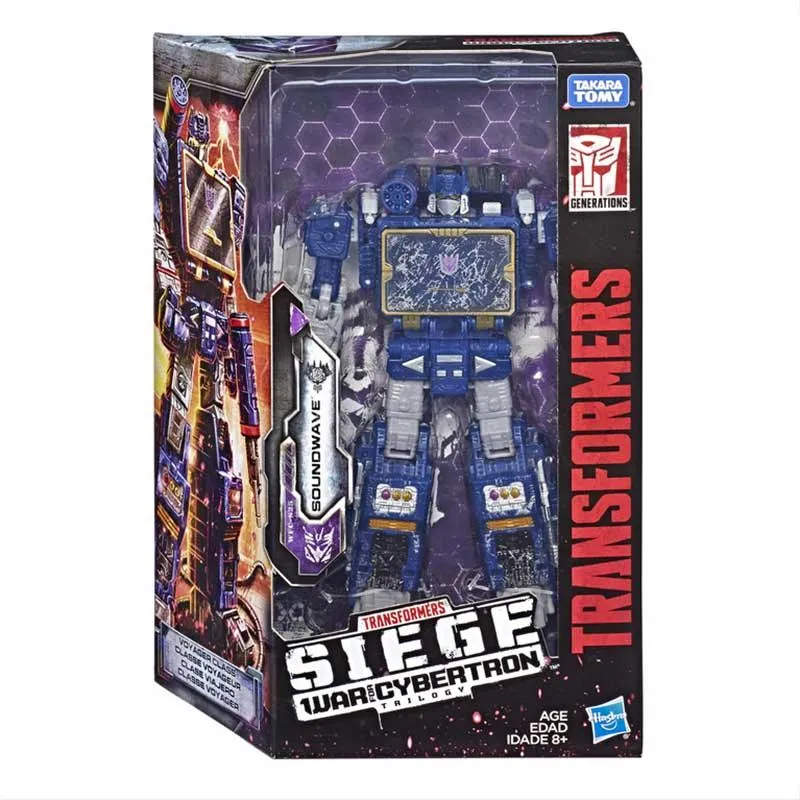 Transformers Toys Generations War for Cybertron Voyager WFC-S25 Soundwave Action Figure - Siege Chapter