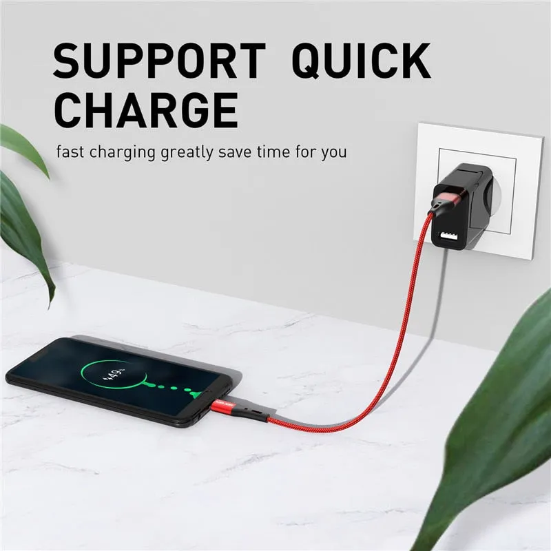 USB Type-C Cable Wire Fast Charging 3A