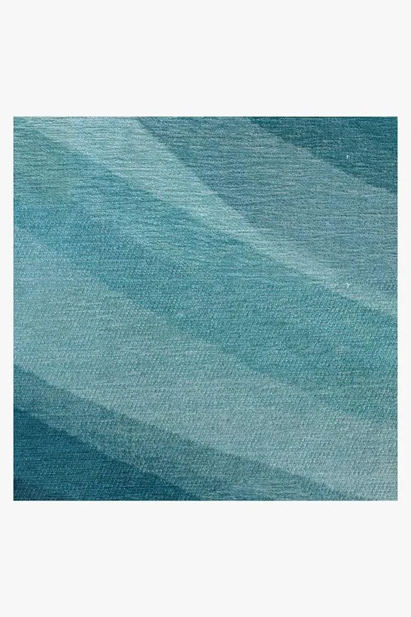 Watercolour Waves Blue Rug