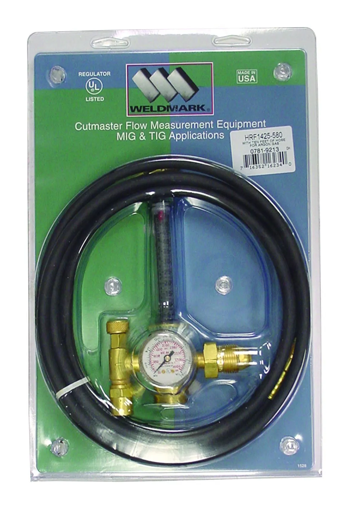 Weldmark 0781-9213 HRF1425-580 Flowmeter W/ Hose