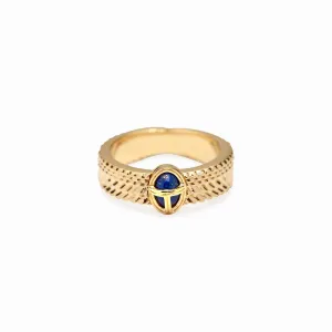 Winged Scarab Ring